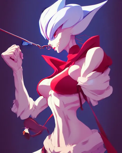 Prompt: darkstalkers bonnie hood, portrait shinkai makoto studio ghibli studio key hideaki anno sakimichan stanley artgerm lau rossdraws james jean marc simonetti elegant highly detailed digital painting artstation pixiv