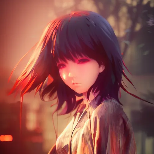 Image similar to photorealistic scary dramatic liquids anime people render, colorful, atmosphere cinematic, by wlop, by ilyu kuvshinov, shadows, artstation, super detailed, unreal engine 5, octane render, vfx, houdini, 8 k, super realistic