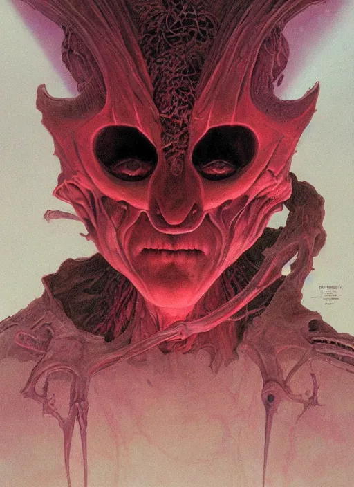 Image similar to a portrait of a demon by wayne barlowe