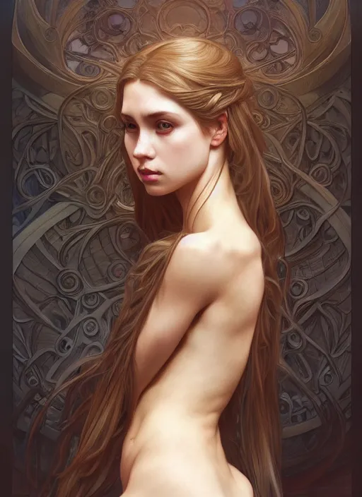 Prompt: sansan suicide realistic,, surealism, aesthetic, shiny, fantasy, intricate, elegant, extremely higly detailed, digital painting, artstation, body symmetrical anatomy, baroque, concept art, photoshop, krita, smooth, sharp focus, full body focus, illustration, digital painting, art by artgerm and greg rutkowski and alphonse mucha