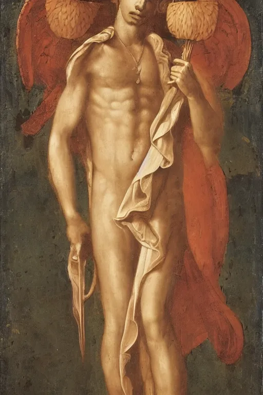 Image similar to portrait of the personification of hades, god of the underworld.