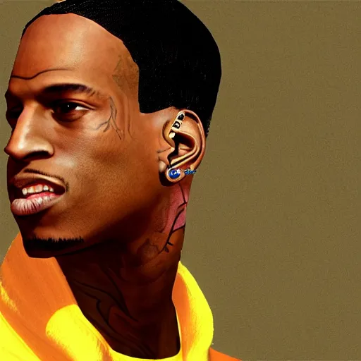 Image similar to Travis Scott in IMVU,