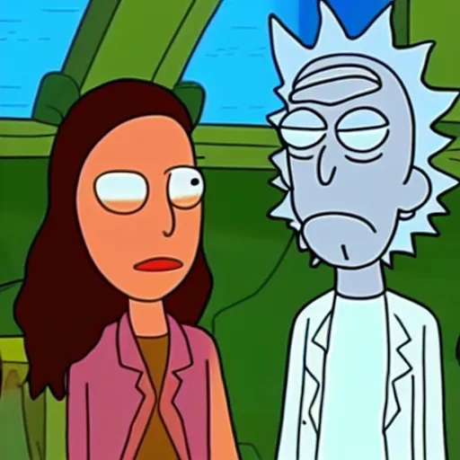 Prompt: photograph of rick and morty as real people