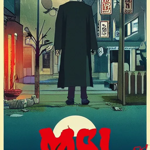 Image similar to Movie Poster about Jack The Reaper English Serial Killer biopic by Studio Ghibli