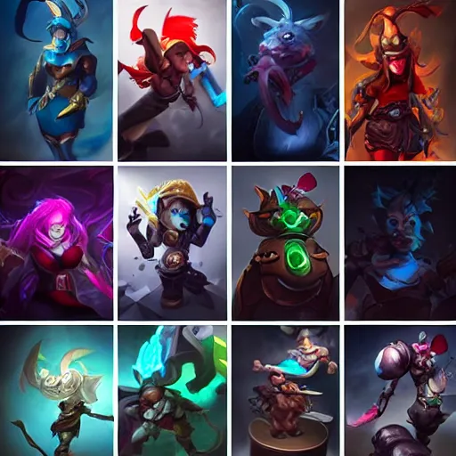 Image similar to Trending on ArtStation, League of Legends