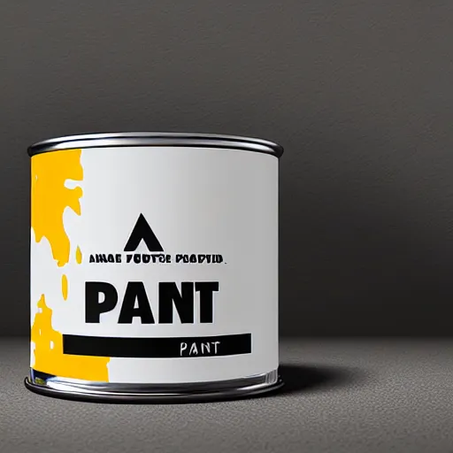 Image similar to can of paint, minimal, modern