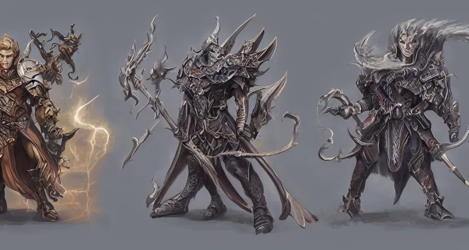 Image similar to the two complementary forces that make up all aspects and phenomena of life, by D&D Concept Artists