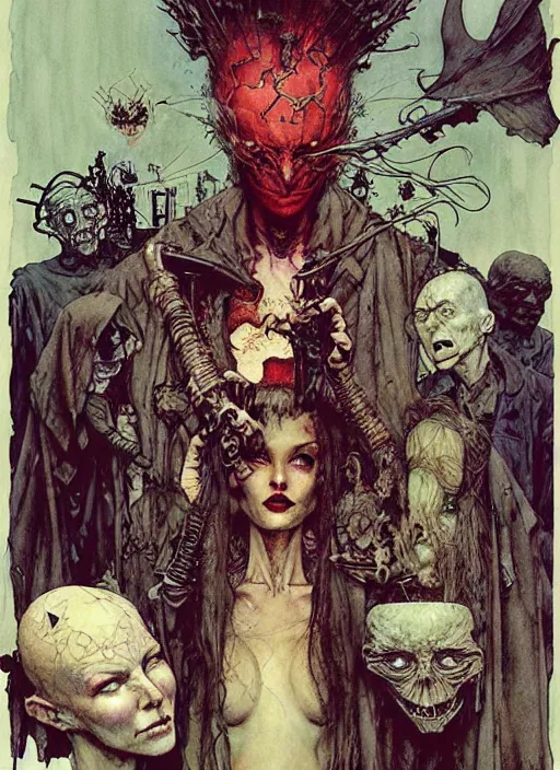 Image similar to sandman comic by chiara bautista and beksinski and norman rockwell and greg rutkowski weta studio, and lucasfilm