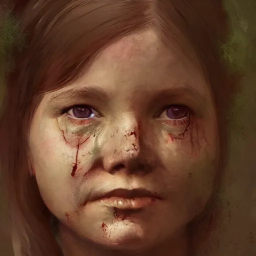 Prompt: young laura ingalls from little house on the prairie as a zombie, 7 days to die zombie, fine art, award winning, intricate, elegant, sharp focus, cinematic lighting, highly detailed, digital painting, 8 k concept art, art by guweiz and z. w. gu, masterpiece, trending on artstation, 8 k