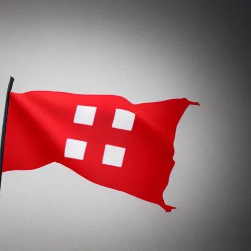 Image similar to Switzerland flag torn, highly detailed, poetic, 3D render, digital art, octane render, 8K artistic photography, photo-realistic