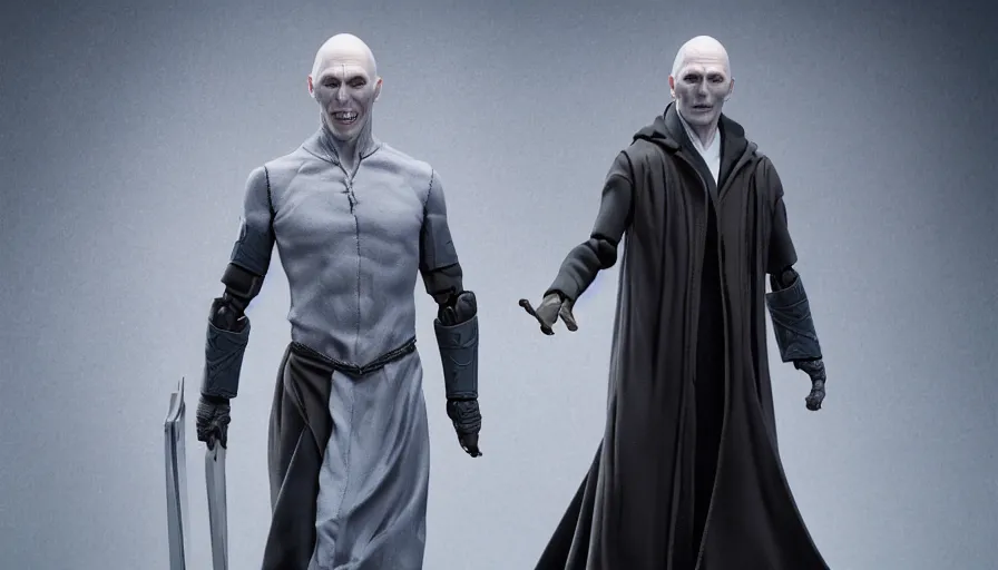 Prompt: Voldemort as an action figure, hyperdetailed, artstation, cgsociety, 8k