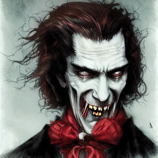 Image similar to dracula count high resolution, high quality, by jean - baptiste monge