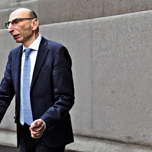 Image similar to dramatic photo of Enrico Letta just discovered that he just lost the elections