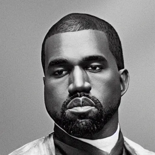 Image similar to a photo of kanye west as a cowboy taken in 1 8 6 0's, real life, detailed face, grainy