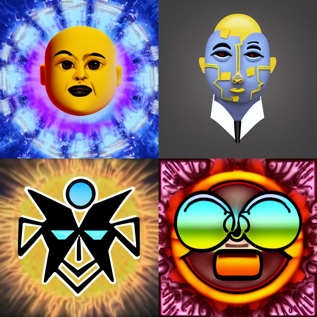 Prompt: Transcendental emoji from the future