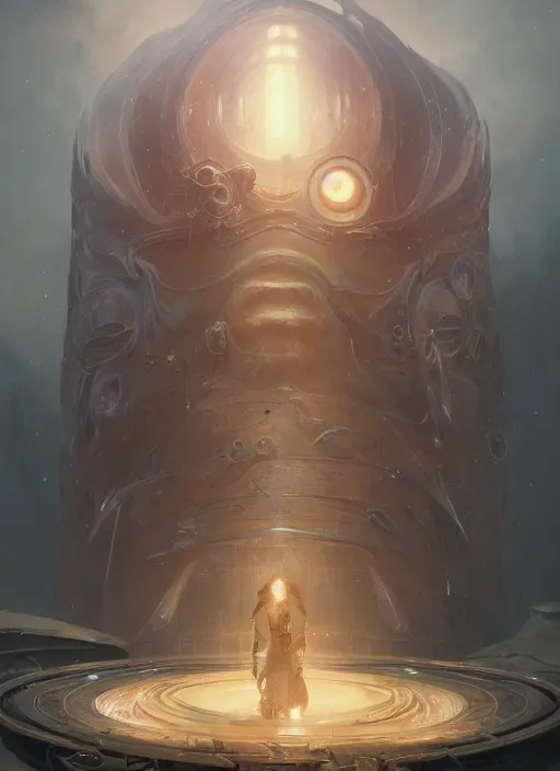 Prompt: numenera, photorealistic by michael komarck, greg rutkowski, victo ngai, artgerm, willem claesz heda and j. dickenson