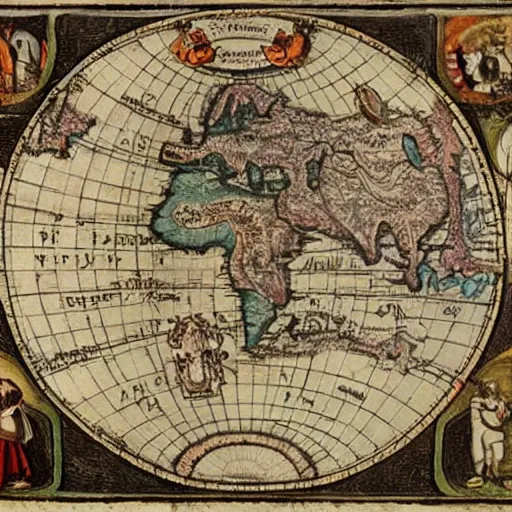 Image similar to 1 6 th century map of the portuguese empire on the planet of mars, old, colonization, age of discoveries