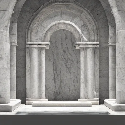 Image similar to “a delicate renaissance marble sculpture covered with water veil, highly detailed transparent marble cloth, gi, global illumination, physically based rendering, photorealistic, top light , dark background”
