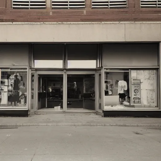 Image similar to photograph of empty retail store