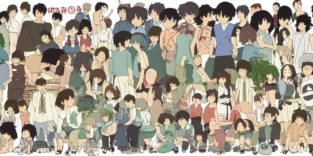 Image similar to adhd, in the style of studio ghibli