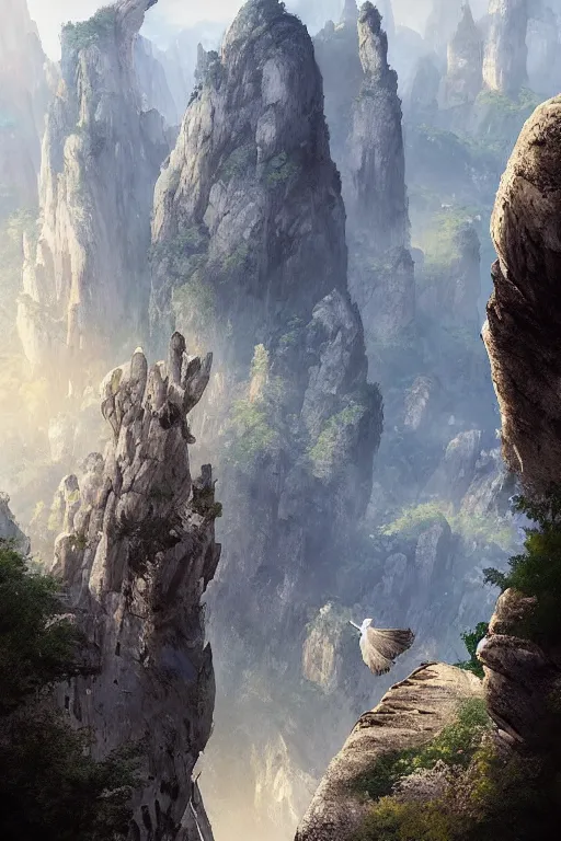 Prompt: portrait, white eagle flying over the huashan trail, dramatic lighting, cinematic, establishing shot, extremly high detail, photo realistic, cinematic lighting, post processed, concept art, artstation, matte painting, style by eddie mendoza, raphael lacoste, alex ross