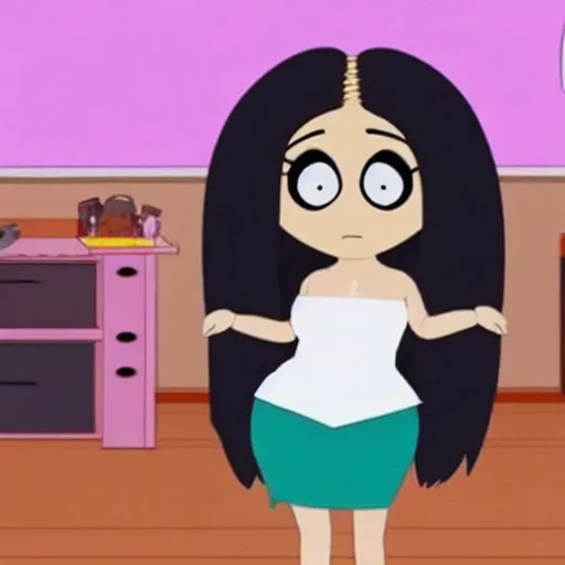 Image similar to ariana grande as a special host in south park