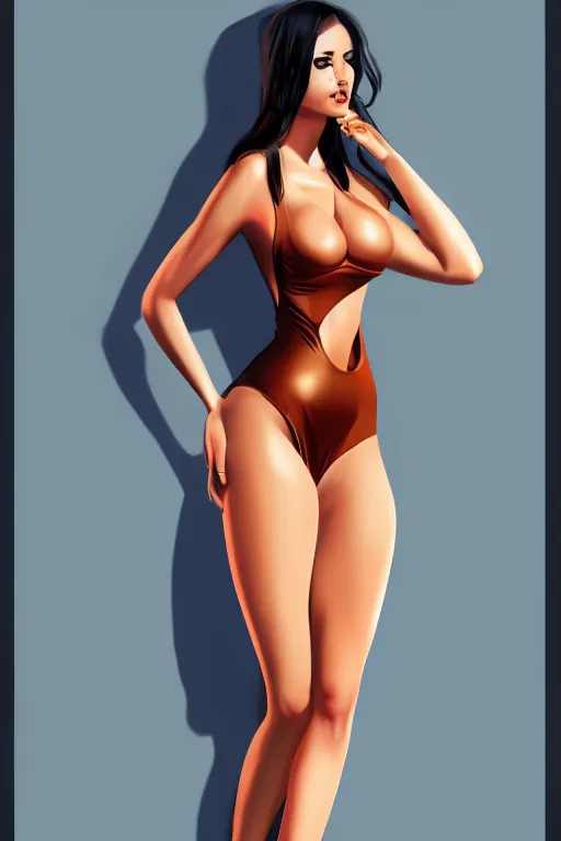 Image similar to full length portrait of very very very very very beautiful women with amazing body figure wearing tight club dress, digital painting, trending on artstation, concept art, sharp focus, illustration, art by aficionados and leonard and suli beli