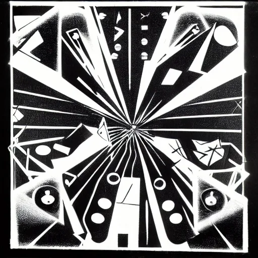 Image similar to two dices, white background, black and white, woodcut, beardsley, aubrey, crepax, guido, moholy - nagy, laszlo, szukalski, stanisław