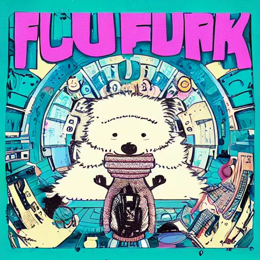 Prompt: fluffpunk several | album artwork, used lp ( 2 0 0 3 )