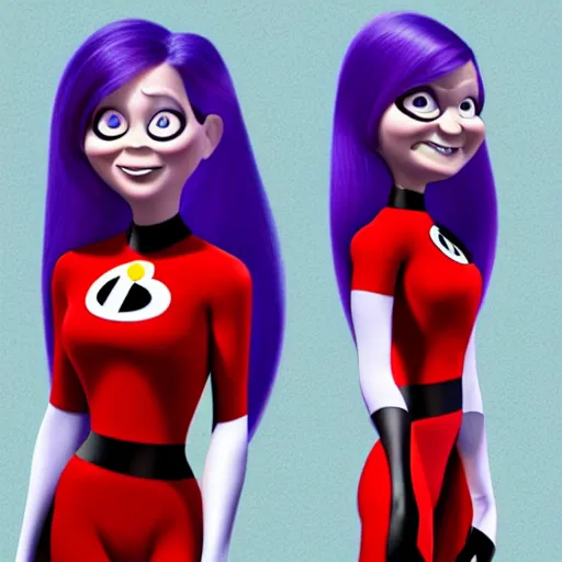 Image similar to violet from the incredibles