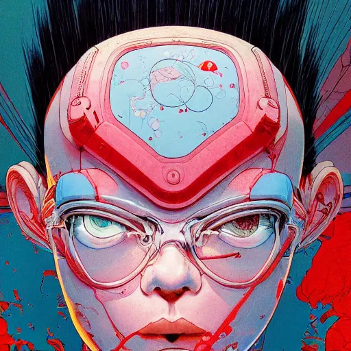 Image similar to prompt : doomer portrait soft light painted by james jean and katsuhiro otomo and erik jones, inspired by akira anime, smooth face feature, intricate oil painting, high detail illustration, sharp high detail, manga and anime 1 9 9 9