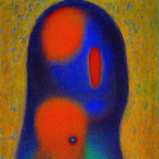 Prompt: !!!!!!!pareidolia!!!!!!!!! by Odilon Redon