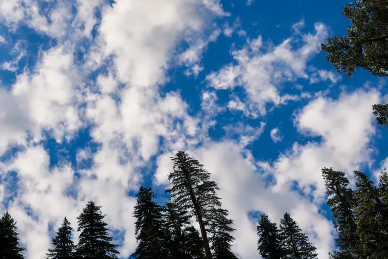 Image similar to a photo of renaissance palace, beautiful tall trees, clouds in the sky