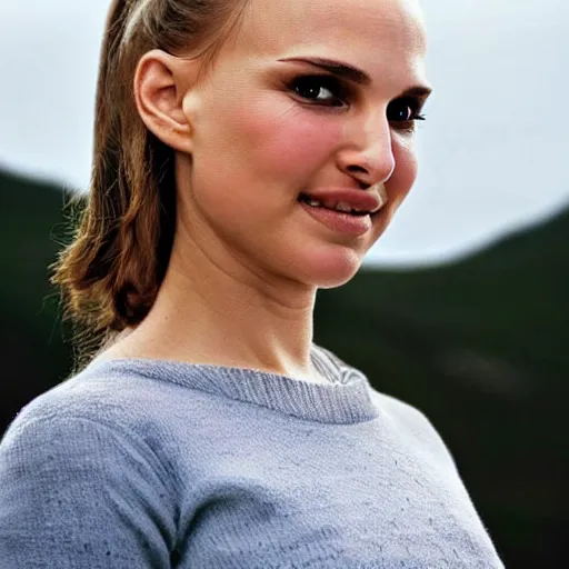 Image similar to face of Norwegian Natalie Portman