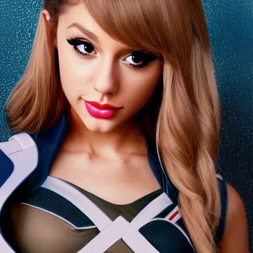 Image similar to Ariana Grande cosplaying as Taylor Swift, 8k octane render, by Artgerm, deviantart