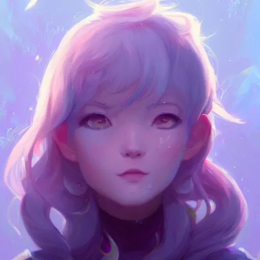 Prompt: a portrait of wlop, pastel, art by lois van baarle and loish and ross tran and rossdraws and sam yang and samdoesarts and artgerm and saruei and disney and wlop, digital art, highly detailed, intricate, sharp focus, trending on artstation hq, deviantart, unreal engine 5, 4 k uhd image