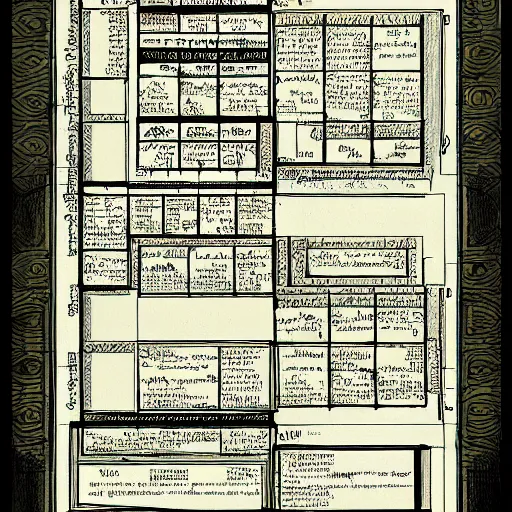 Prompt: Technical blueprint of Finnegans Wake