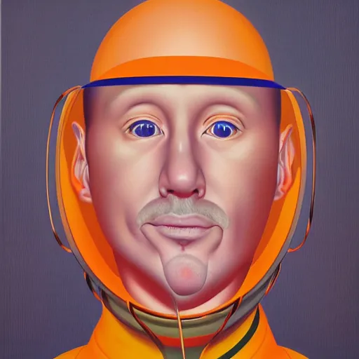 Image similar to portrait of kenny beats oil on canvas by shusei nagaoka, - h 7 0 4