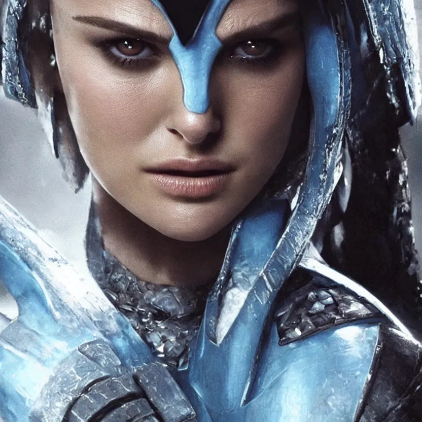 Prompt: natalie portman as subzero from mortal combat, ultra realistic, movie screenshot, cinematic, epic, sense of awe