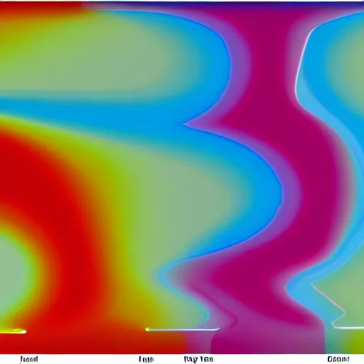 Image similar to a CFD Simulation of a spaceshuttle, Colourful, Multiphase flow