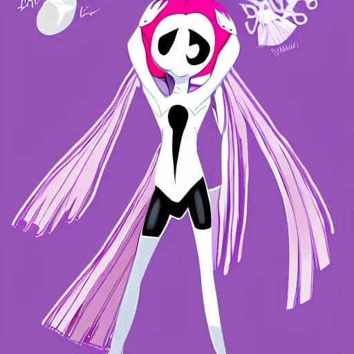 Prompt: ponify spider - gwen | deviantart | high quality illustration | very beautiful