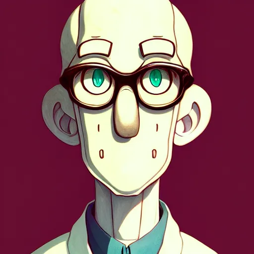 Image similar to handsome squidward, portrait shinkai makoto studio ghibli studio key hideaki anno sakimichan stanley artgerm lau rossdraws james jean marc simonetti elegant highly detailed digital painting artstation pixiv