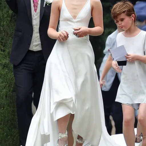 Image similar to Emma watson looked too good in that wedding dress