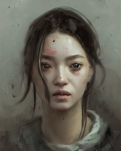 Image similar to detailed portrait of girl with asian eyes, elite, elegant, luxury, by ismail inceoglu dragan bibin hans thoma greg rutkowski alexandros pyromallis nekro rene maritte illustrated, perfect face, fine details, realistic shaded, fine - face, pretty face