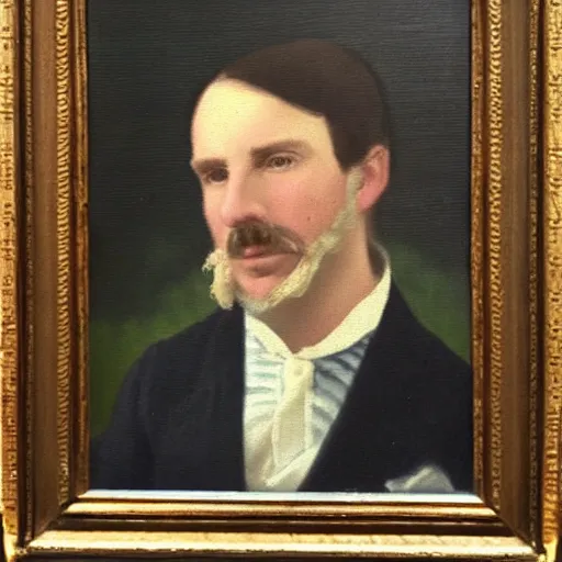 Prompt: a picture of nigel Nilered as a victorian painting