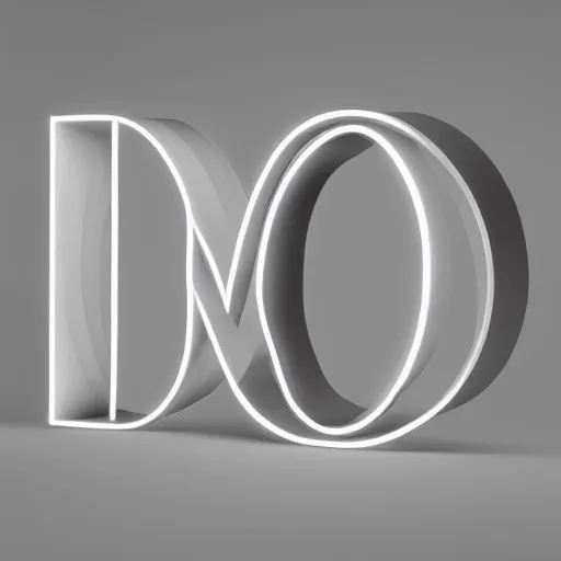 Image similar to 3D render of letter A, studio lighting