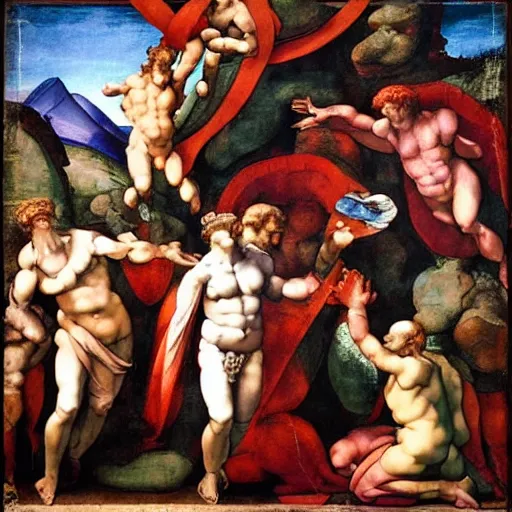 Prompt: old Testament genesis by Michelangelo