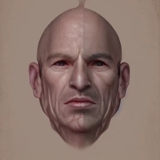 Prompt: portrait of character with his nose removed with his nose removed with his nose removed with his nose removed with his nose removed with his nose removed, by Greg rutkowski