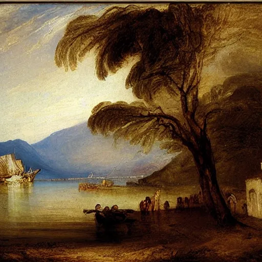 Prompt: paraty painted by william turner