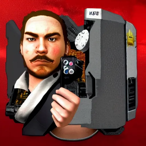 Image similar to Post Malone NPC mod in Goldeneye 007 for the Nintendo 64